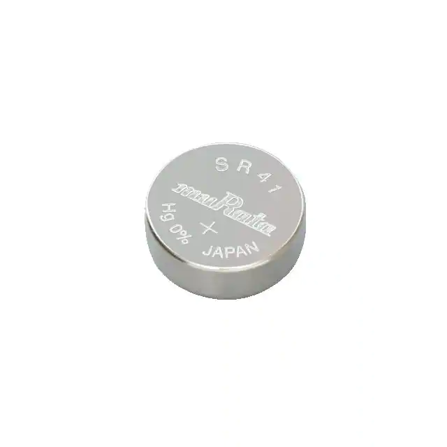 SR41 silver oxide button cell battery 1.55V LR41 equivalent