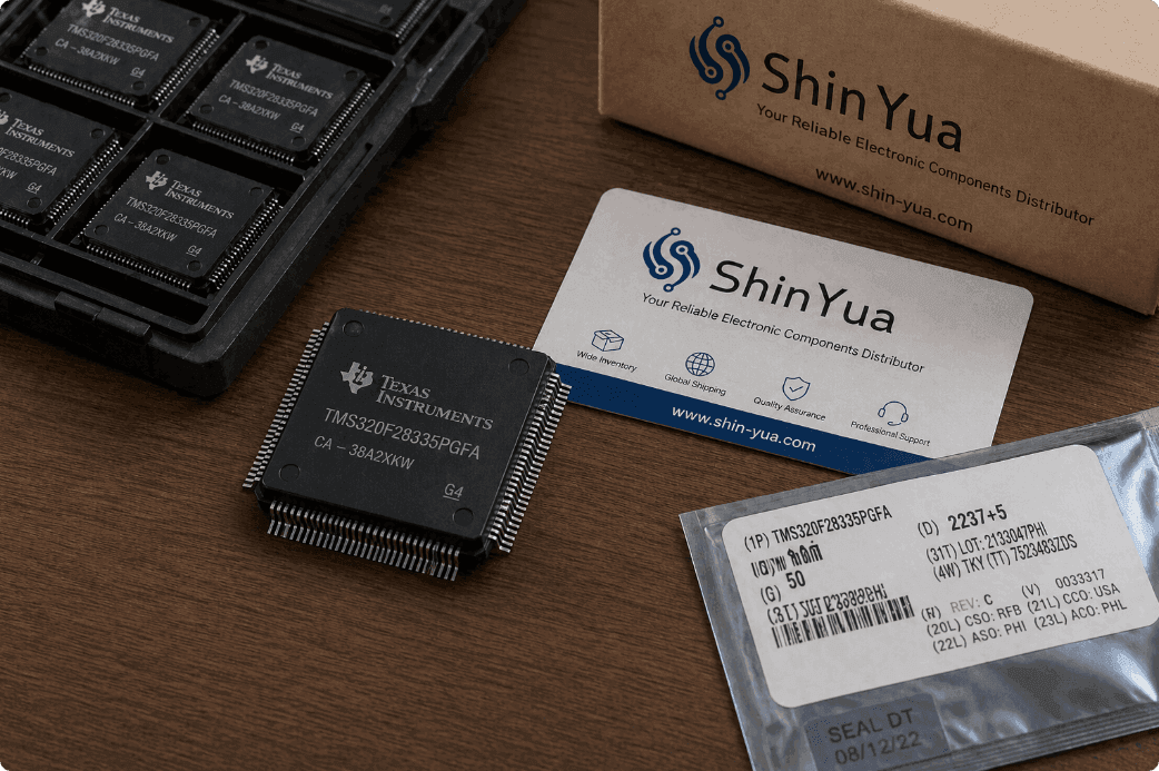 TMS320F28335PGFA motor control MCU chip with Shin-Yua distributor packaging